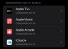 Subscripciones a todos los servicios de Apple, y algunas plataformas de streaming.