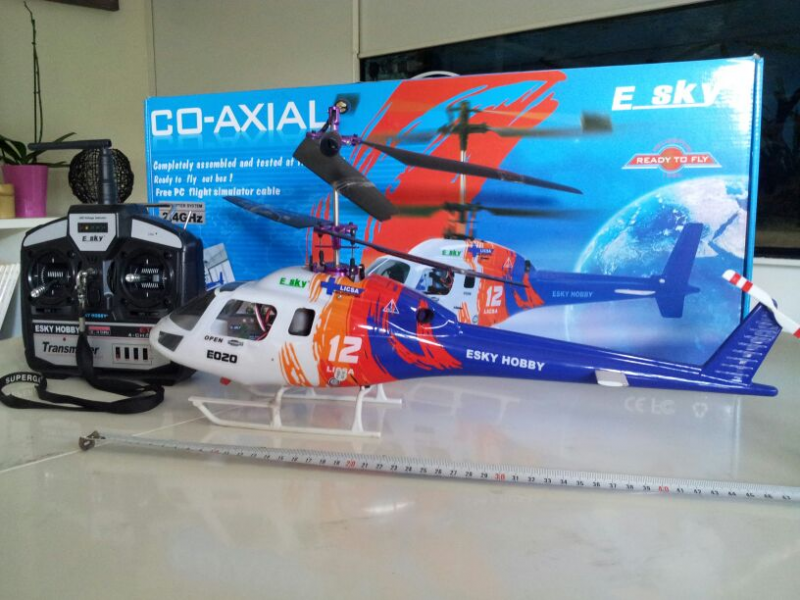 helicoptero radio control electrico