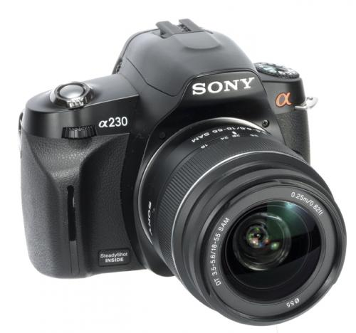 Camara sony reflex a230