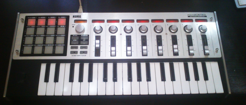 Piano midi microkontrol mc-1