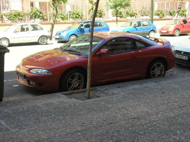Mitsubishi eclipse del 97, rojo, extras