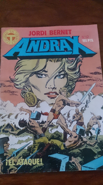 ANDRAX EL ATQUE Nº12 TOUTAIN EDITOR 1988