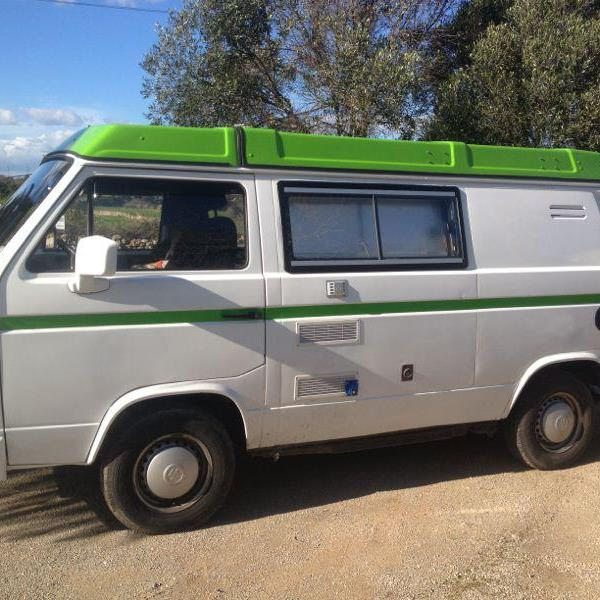 Autocaravana vw transporter del año 84