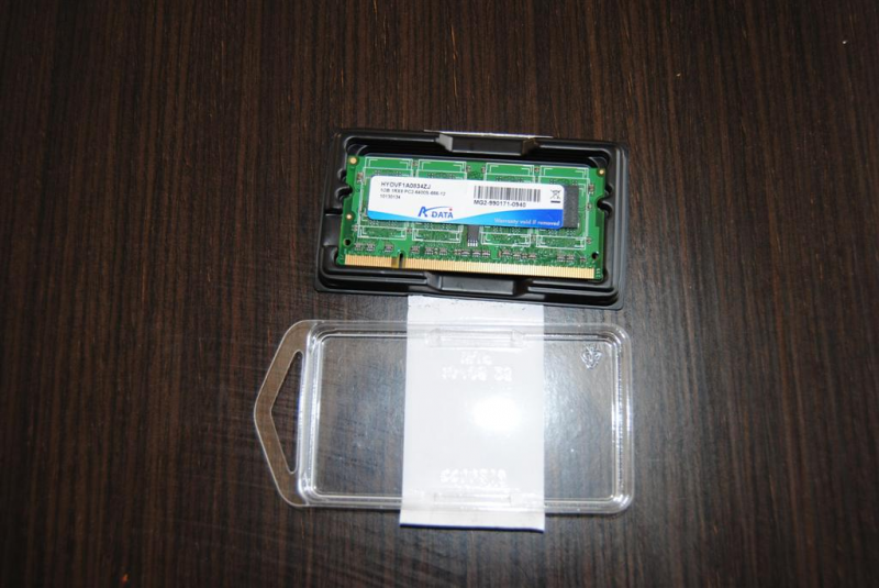Memoria de 1 GB DDR2 1RX8 PC 6400S 666 Mhz SO-DIMM 