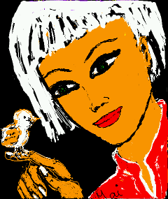 RETRATO HECHO A MANO, ILUSTRACION, MONOLOGO, GUION PARA MICROTEATRO..