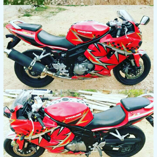 Moto hyosung gt650r 