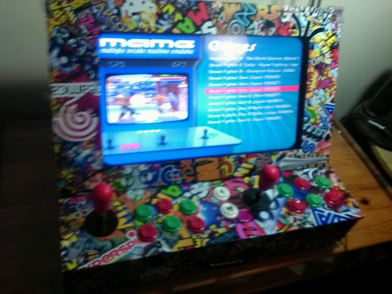 Máquina recreativa arcade bartop portátil