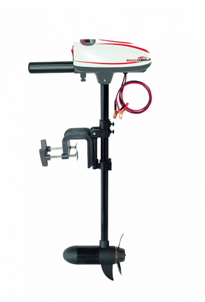 Motor electrico fueraborda con bateria, cargador y caja para protejer la bateria del agua por motor fueraborda gasolina 1,3cv