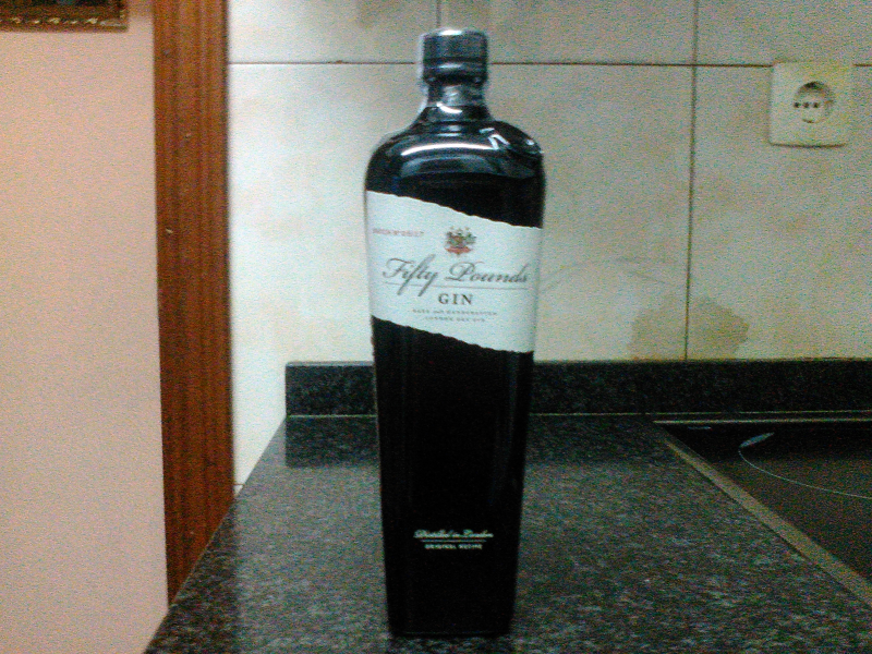botella gin fifty pounds