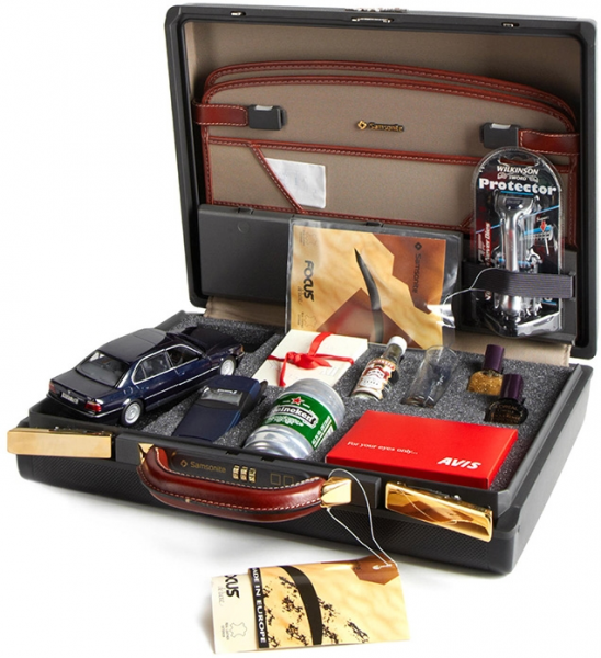 Maletín de seguridad Samsonite edición de 30  uds  de James Bond