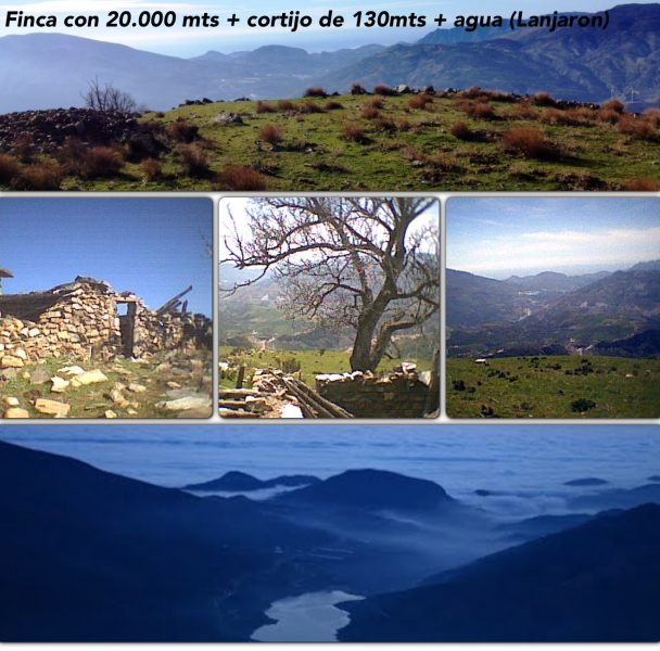 FINCA EN LA ALPUJARRA CON CORTIJO PARA RESTAURAR