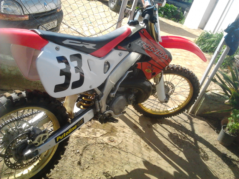 cambio honda cr 250 2t por 125