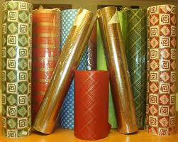 bobinas de papel de regalo