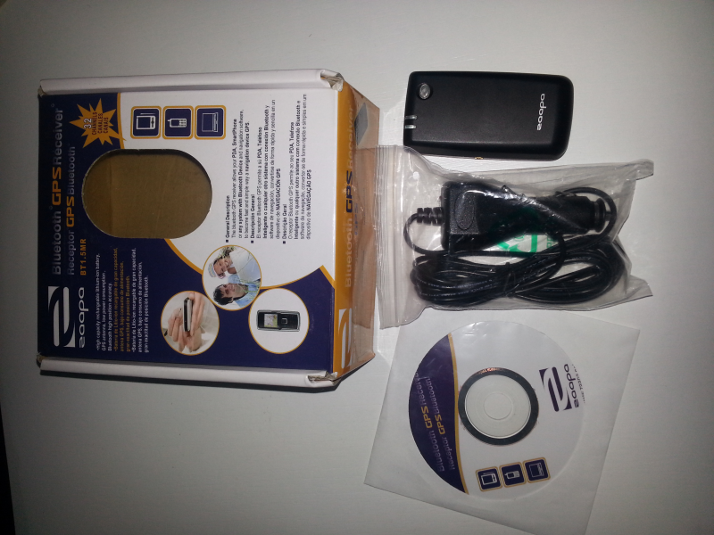 Receptor GPS bluetooth