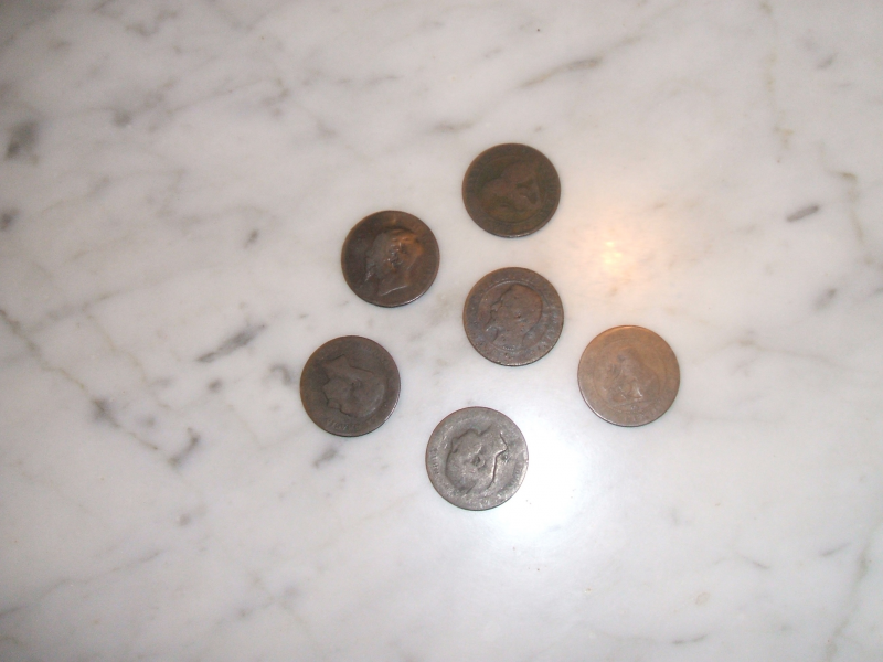 inversión 6 monedas antiguas