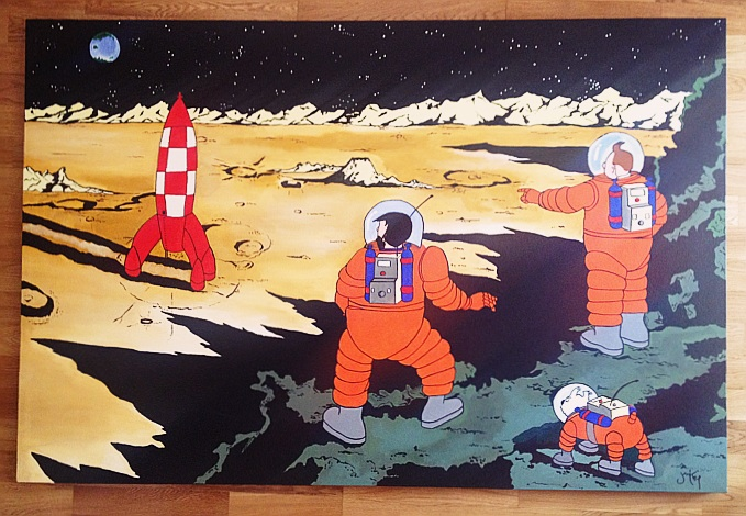 Cuadro de tintin