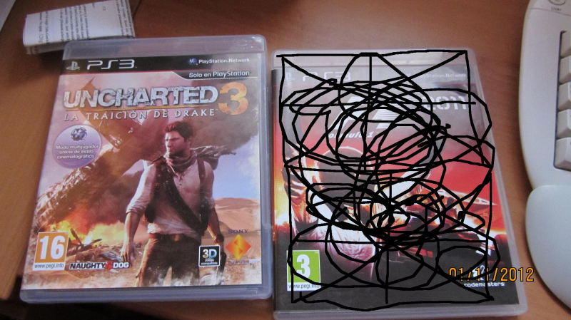 juego de play 3 y de ordenador