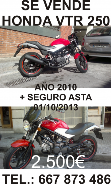 honda vtr 250