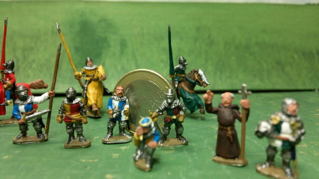 pinto figuras en miniatura