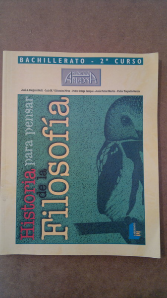 libros historia de la filosofia bachiller