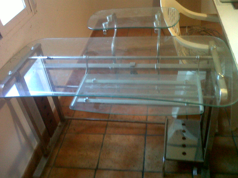 mesa de cristal 