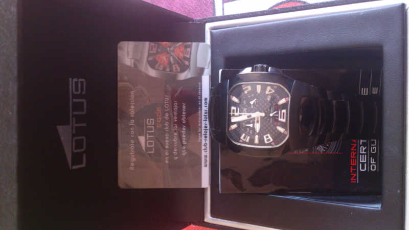 RELOJ LOTUS CODE HOMBRE