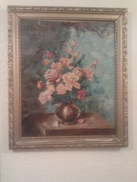 Cuadro pintado al oleo del año 1810