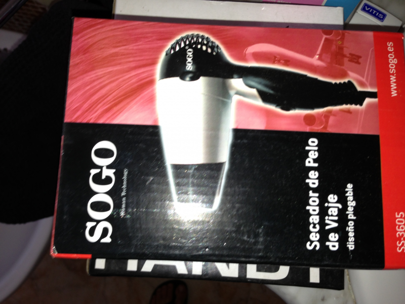 secador de pelo