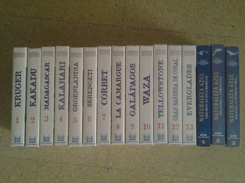 Coleccion Documentales de Animales VHS
