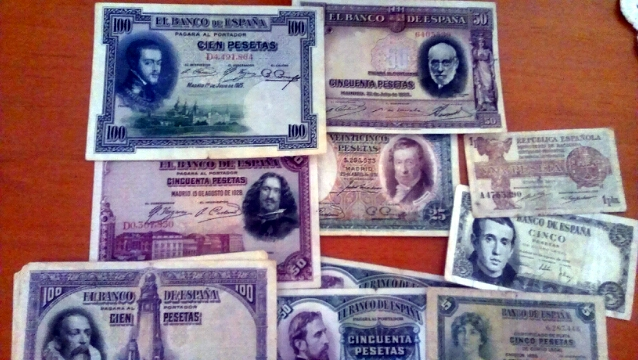 billetes antiguos