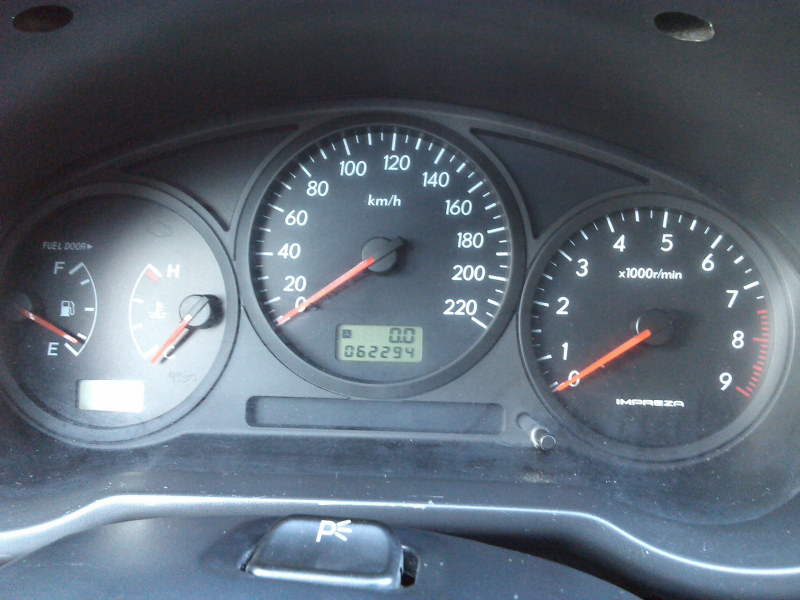 coche subaru impreza del 2007