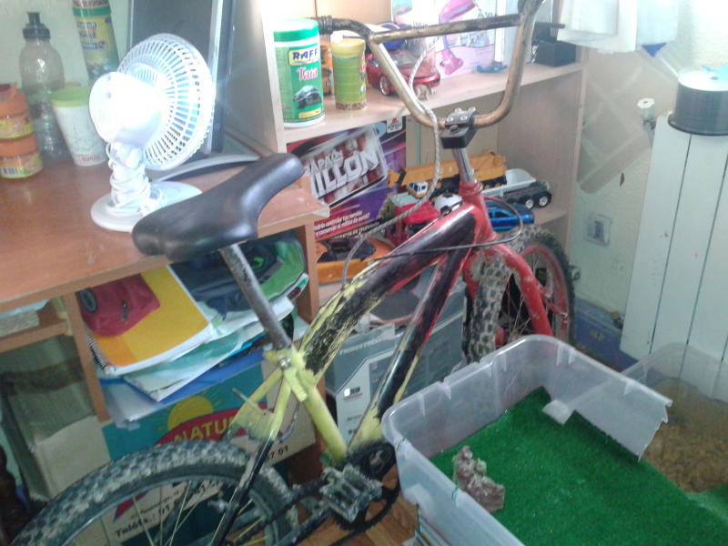 Bmx mal pintada