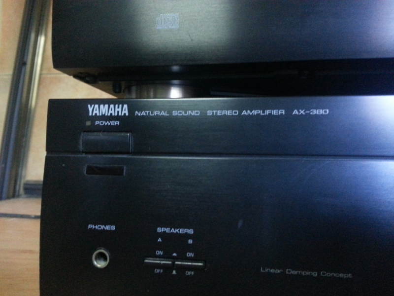 ampli y cd yamaha