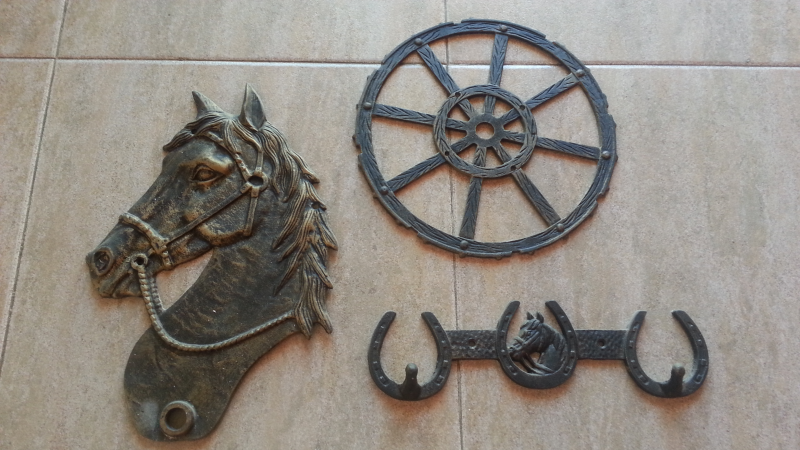 Objetos decorativos caballos