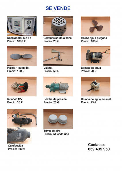 piezas de barco