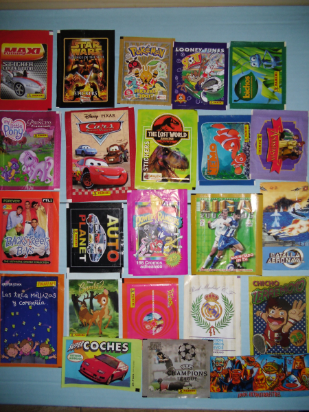 cromos y juguetes