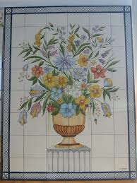 Mural de azulejos pintado a mano ( artistico)